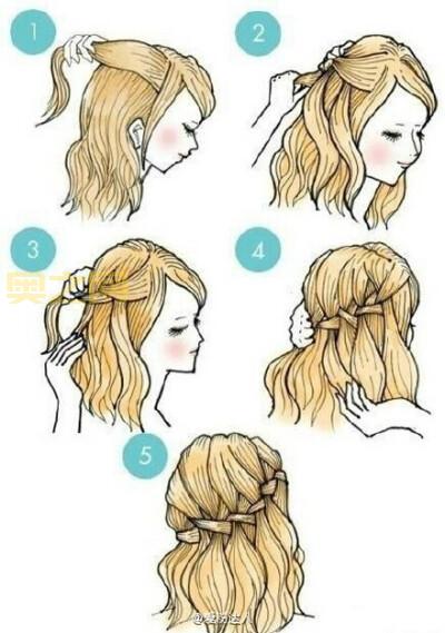 刘海编发教程:告别油腻,秒变气质女神