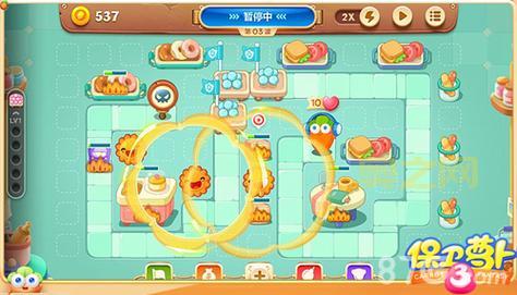 保卫萝卜3糖果赛:高分布阵技巧,详解不同炮塔的运用