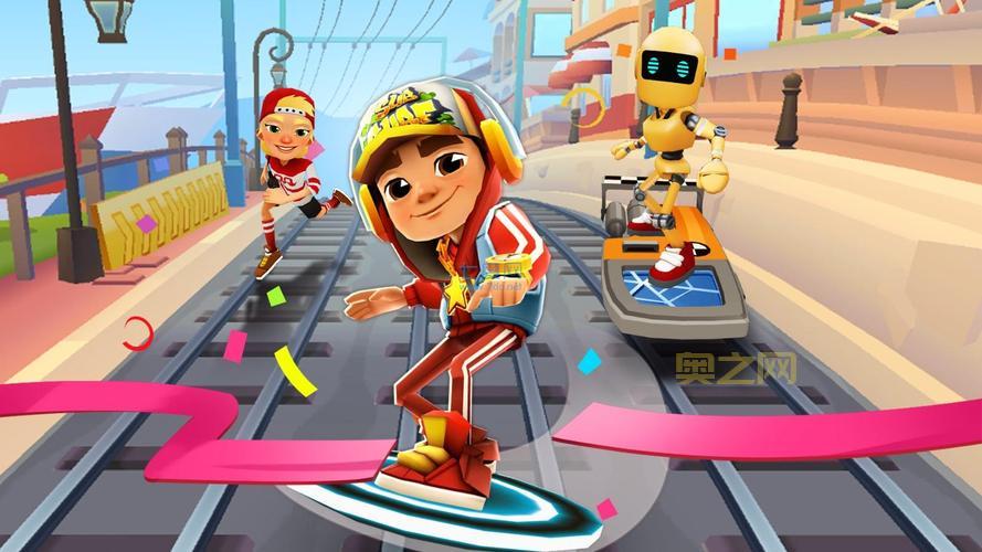 地铁跑酷国际服:全皮肤全滑板全背饰,与全球玩家一起跑酷!