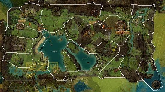 激战2凯席斯山探索点全攻略：解锁地图隐藏宝藏