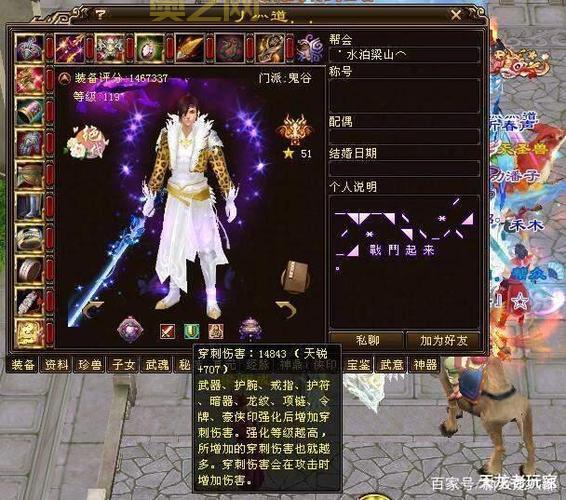 新天龙八部唐门：44万评分，血量147万，5级卡宝石服唐门极限面板！