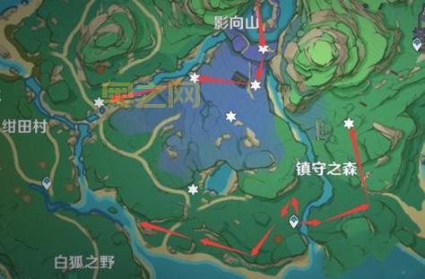 原神绯樱绣球采集路线攻略：高效收集点全解析