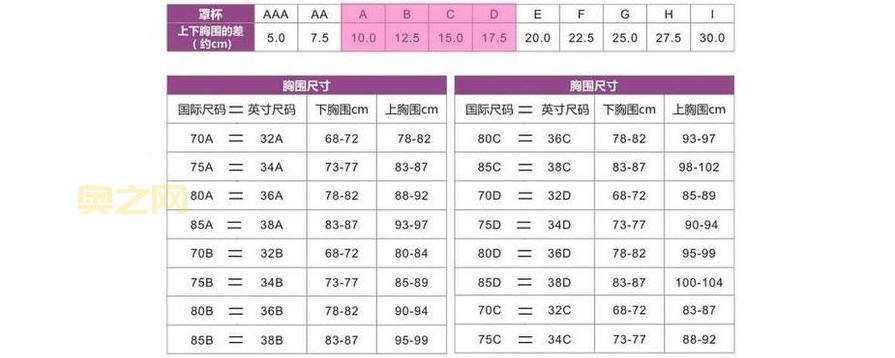 34B胸围的标准尺寸是多少？详细解析内衣尺码