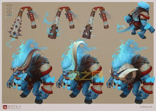 Dota2精美原画欣赏，每一张都是视觉盛宴！
