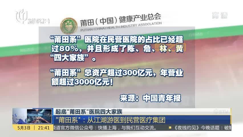 莆田系简介：从福建莆田到全国的医疗体系扩张