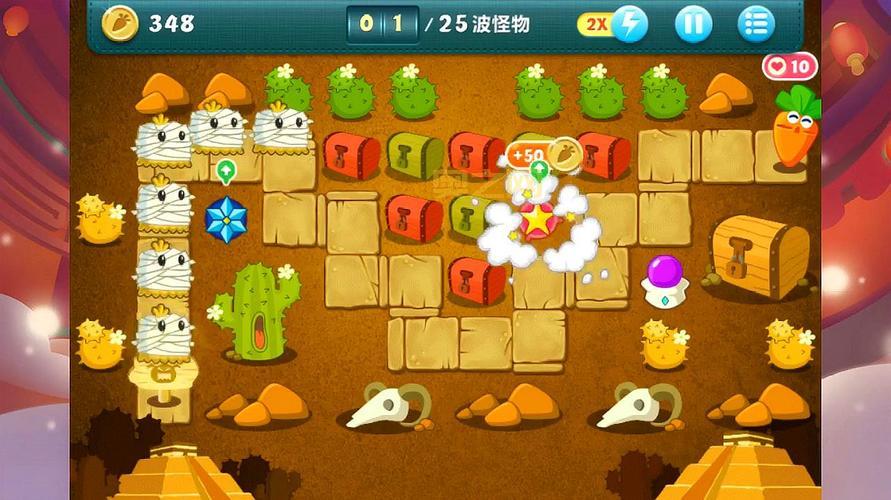 保卫萝卜沙漠5过关技巧，看完这份攻略图就稳了！