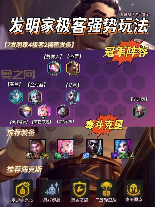 lol发明家阵容怎么玩?这几个套路胜率超高!