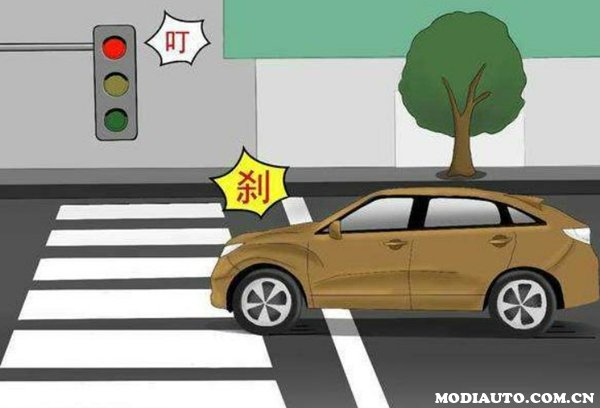 越线停车只前轮越过停止线不扣分_2023年越线停车处罚规定_1211信号灯路口越停车线停车