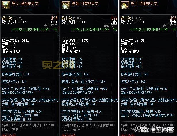 DNF女漫游属性选择困难症？一篇文帮你搞定！