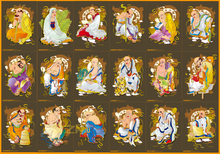 十八罗汉：佛教神秘人物的传说与信仰