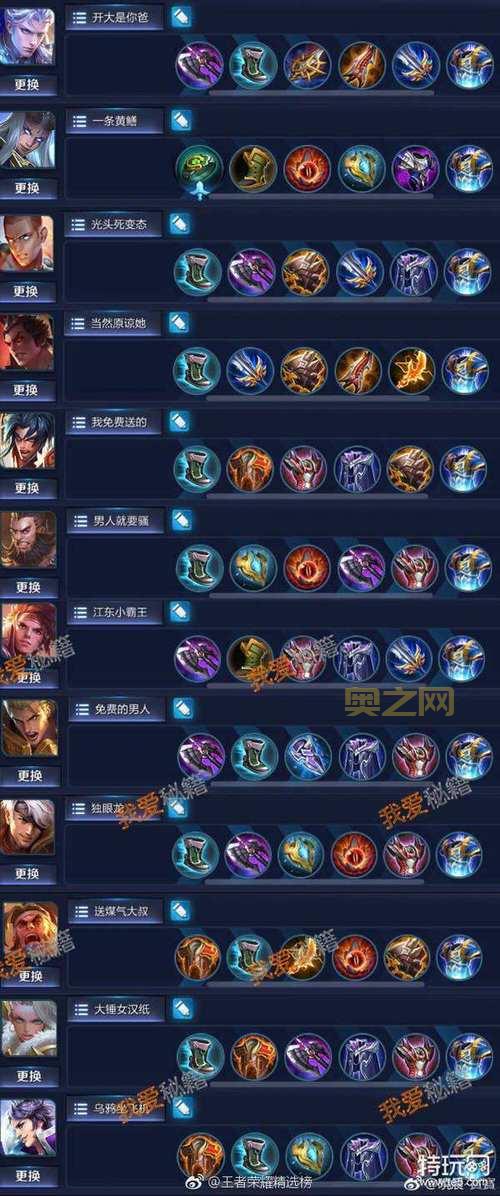 渴血男刀最新出装铭文推荐，上分就用它！