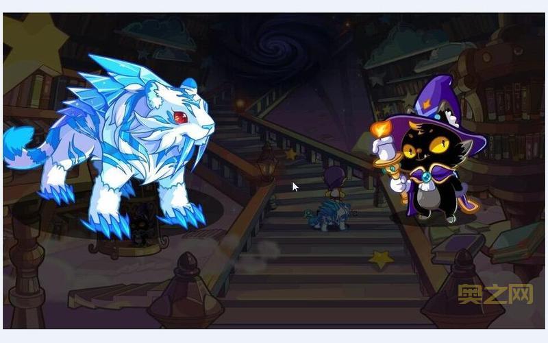 洛克王国冰虎宝宝进化图鉴，快来看它的帅气样子！