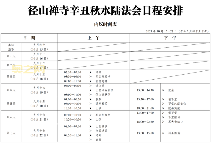 水陆法会需要几天时间?流程和准备详解!