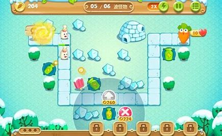 保卫萝卜2天天向上42_塔防游戏技巧_保卫萝卜攻略