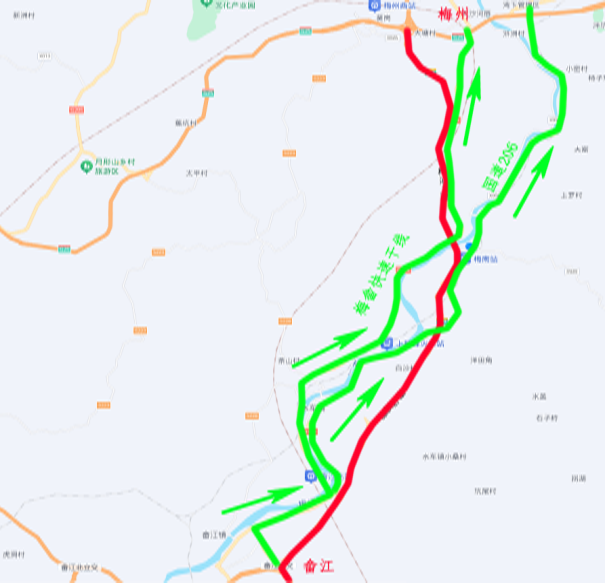 汕梅高速公路改扩建施工封闭通告_程江互通至畲江互通封闭绕行_梅州公路建设新闻