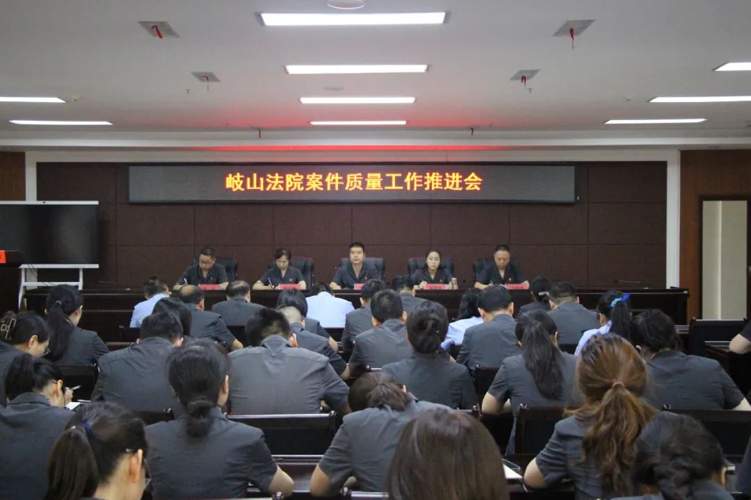 岐山近期重大新闻_三项整治活动推进_岐山法院案件质量提升