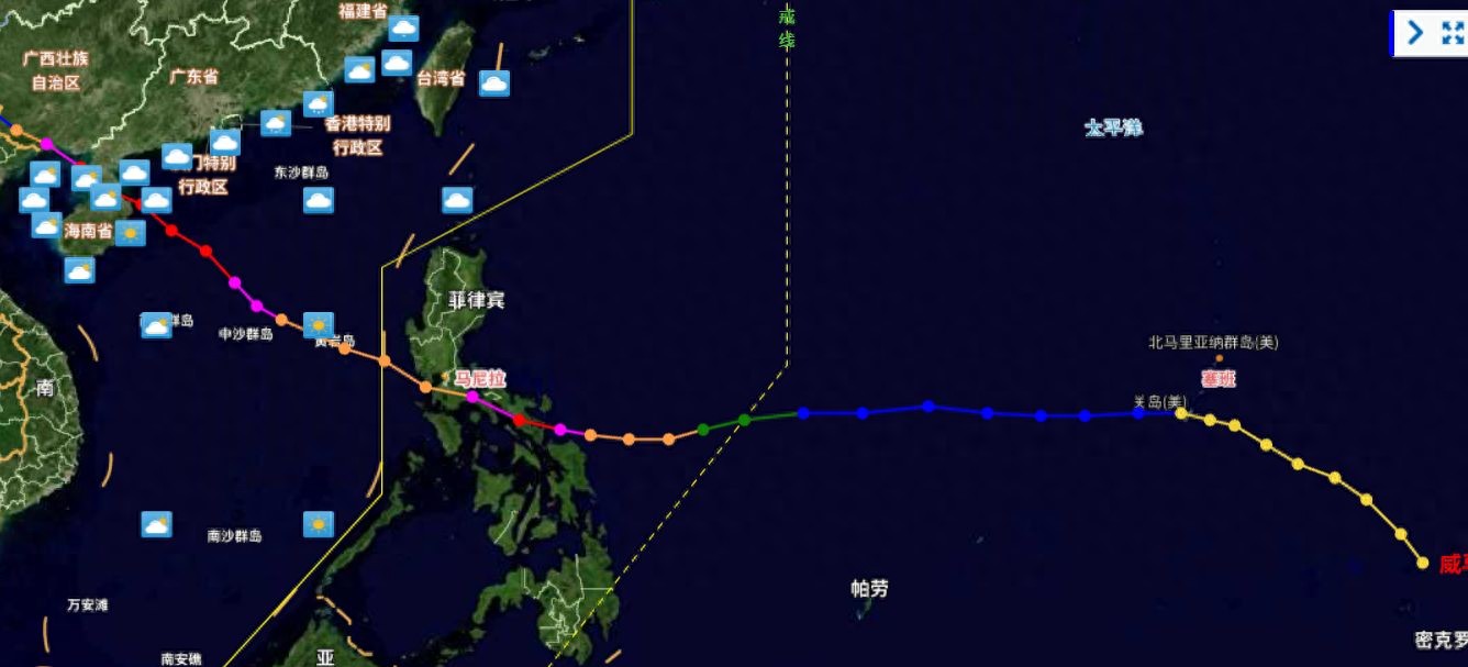 回顾登陆我国最强台风～威马逊