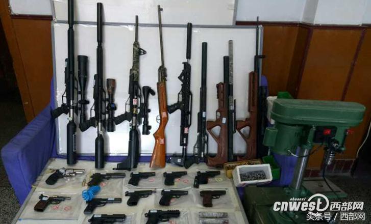 眉县侦破特大网络贩枪案 抓获嫌疑人52人收缴枪支42支