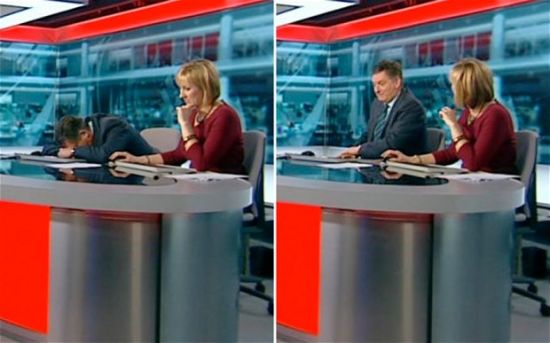 最不适合上班睡觉的职业：BBC新闻主持人(图)