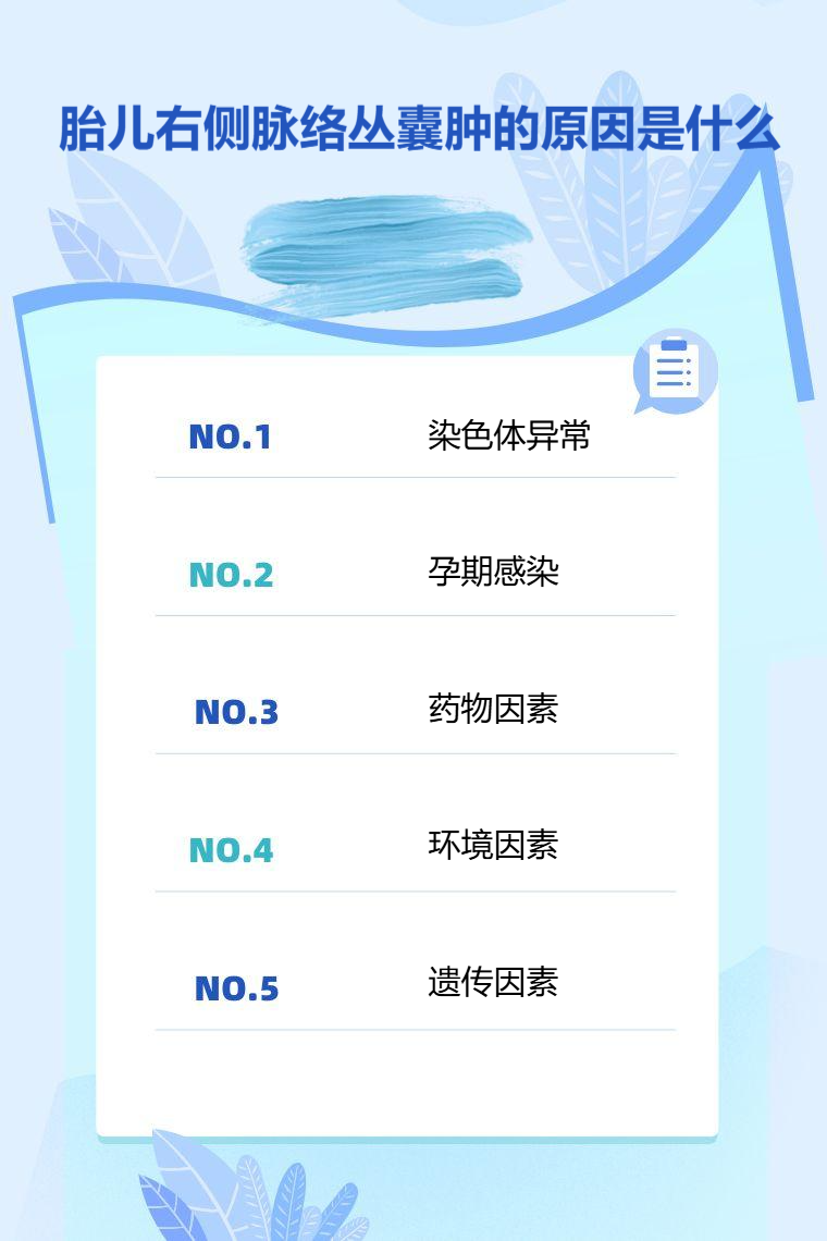 染色体异常导致胎儿右侧脉络丛囊肿_胎儿右侧脉络丛囊肿原因_脉络丛囊肿