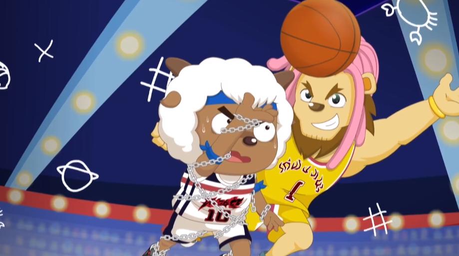 喜羊羊与灰太狼筐出胜利篮球杯_烈羊羊德鲁大叔篮球故事_喜羊羊与灰太狼之竞技大联盟