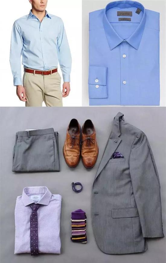 以直男最爱的优衣库举例，以下这些都是正装衬衫。