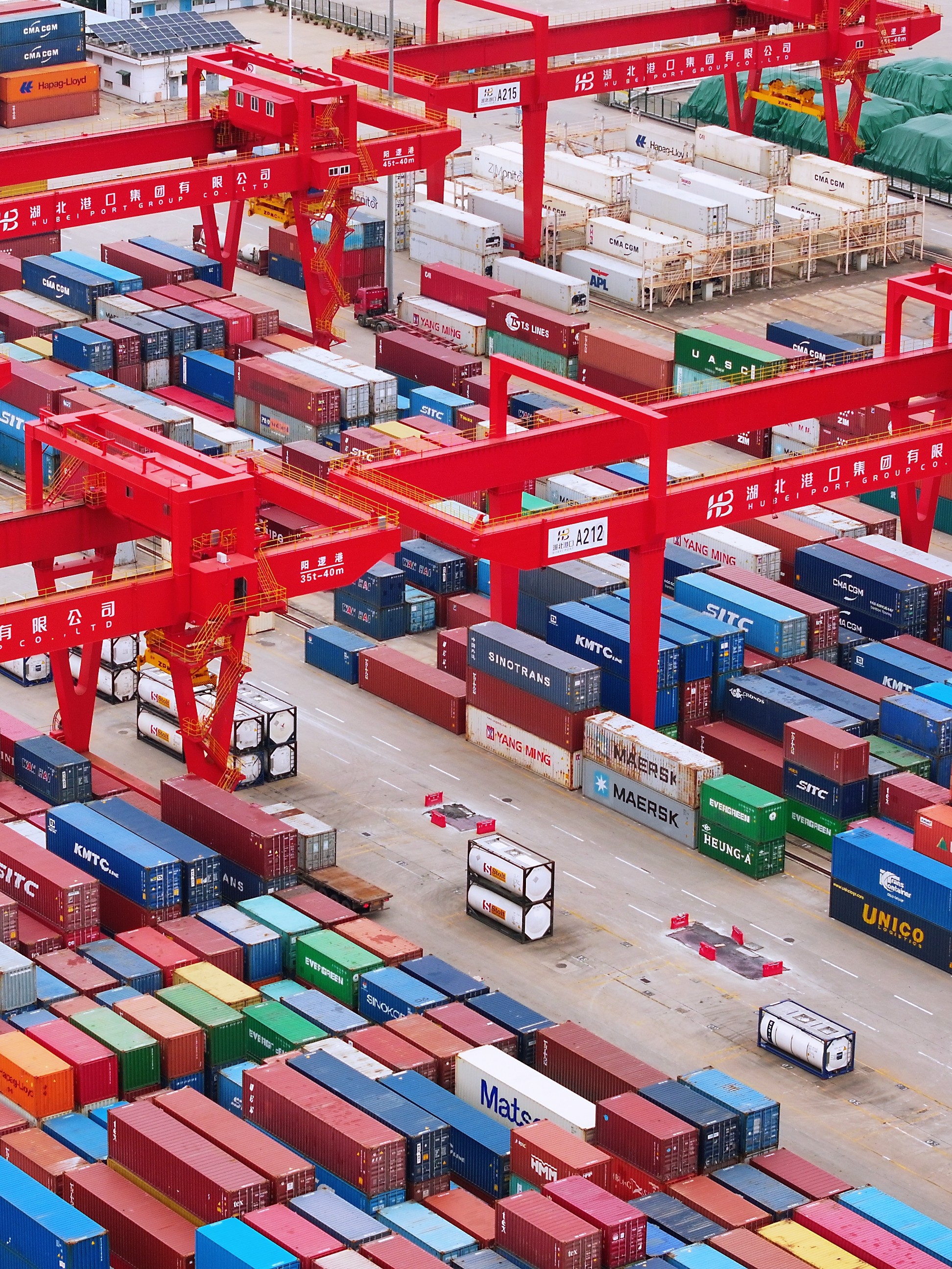 阳逻港长江中上游第一大港介绍_武汉阳逻新闻_武汉阳逻港智慧化绿色低碳发展