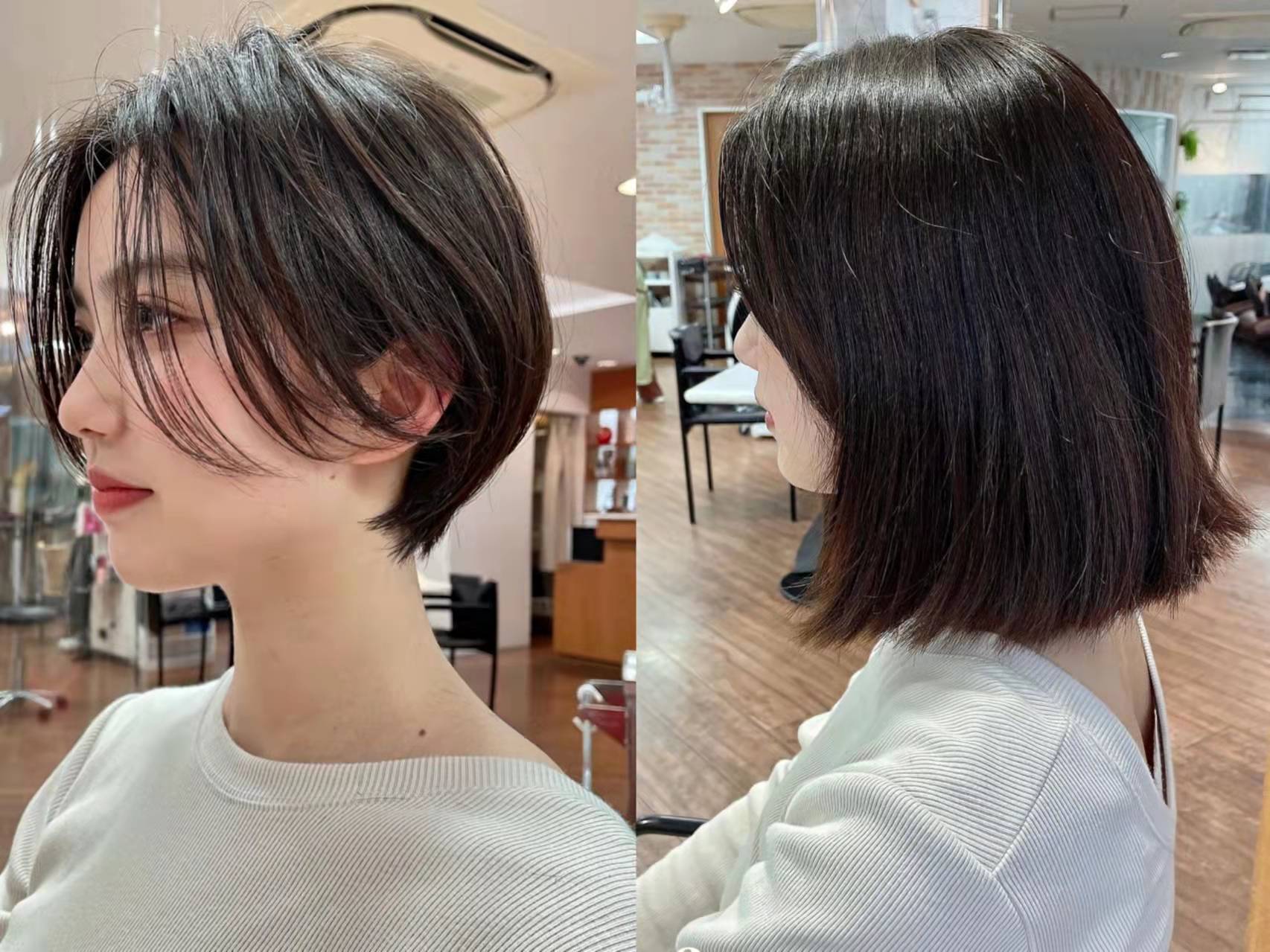 日系风短发不烫发_流行短发_短发不烫不染好看