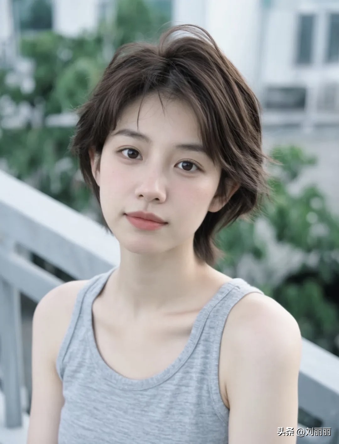 超短齐耳短发_纹理烫短发_流行短发