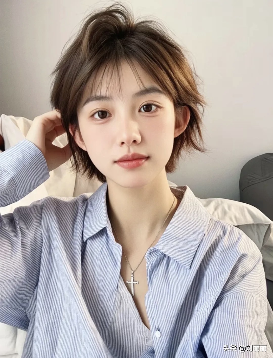 纹理烫短发_超短齐耳短发_流行短发