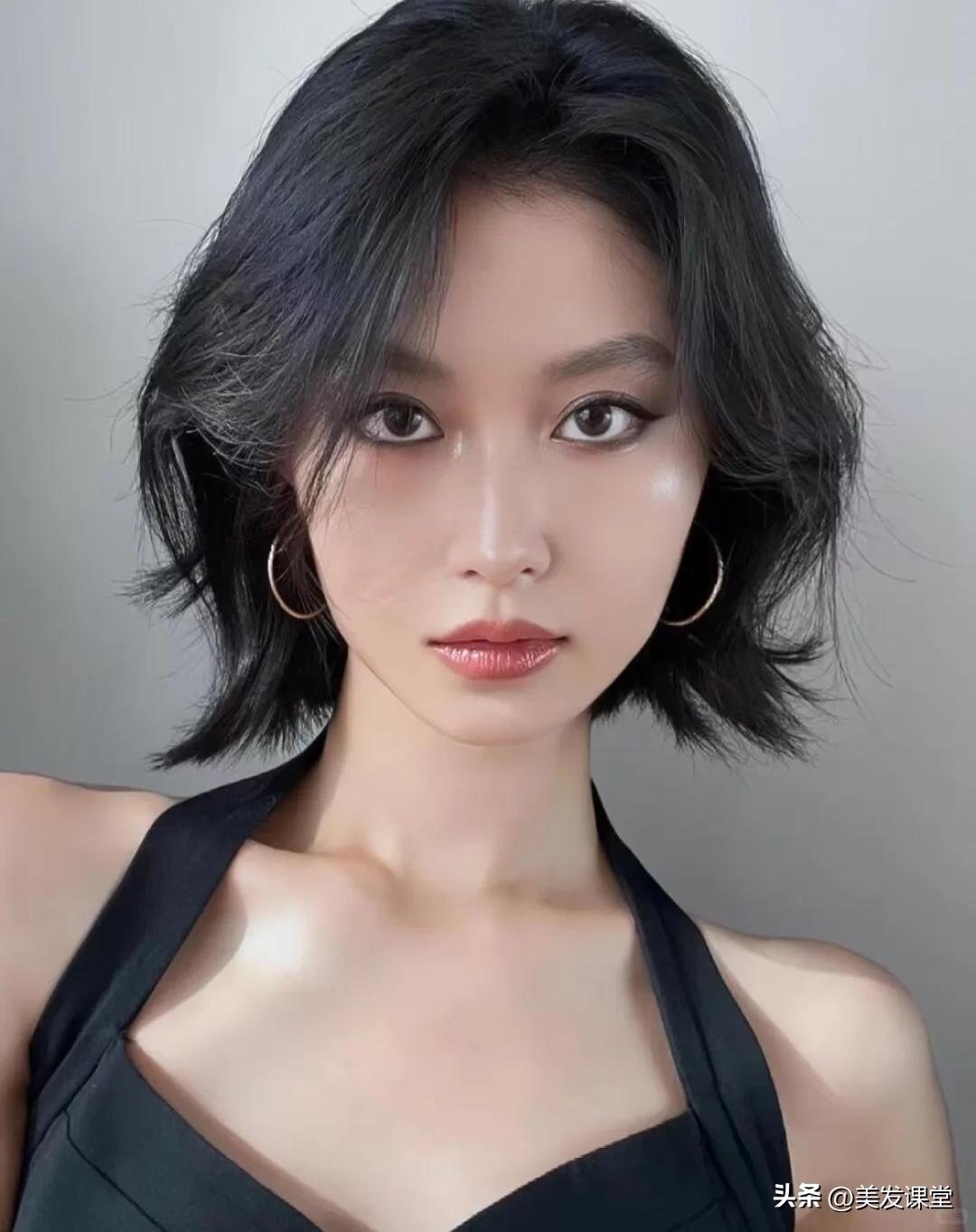 空气感短发层次设计_流行短发_适合夏天短发造型合集