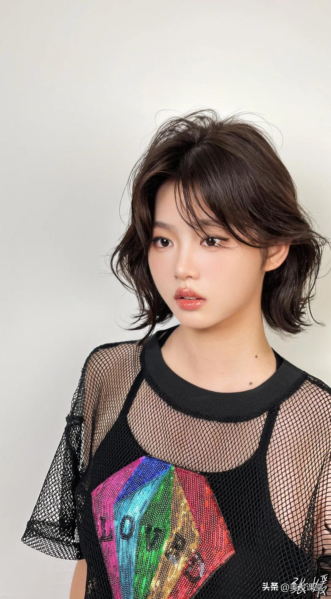 流行短发_空气感短发层次设计_适合夏天短发造型合集