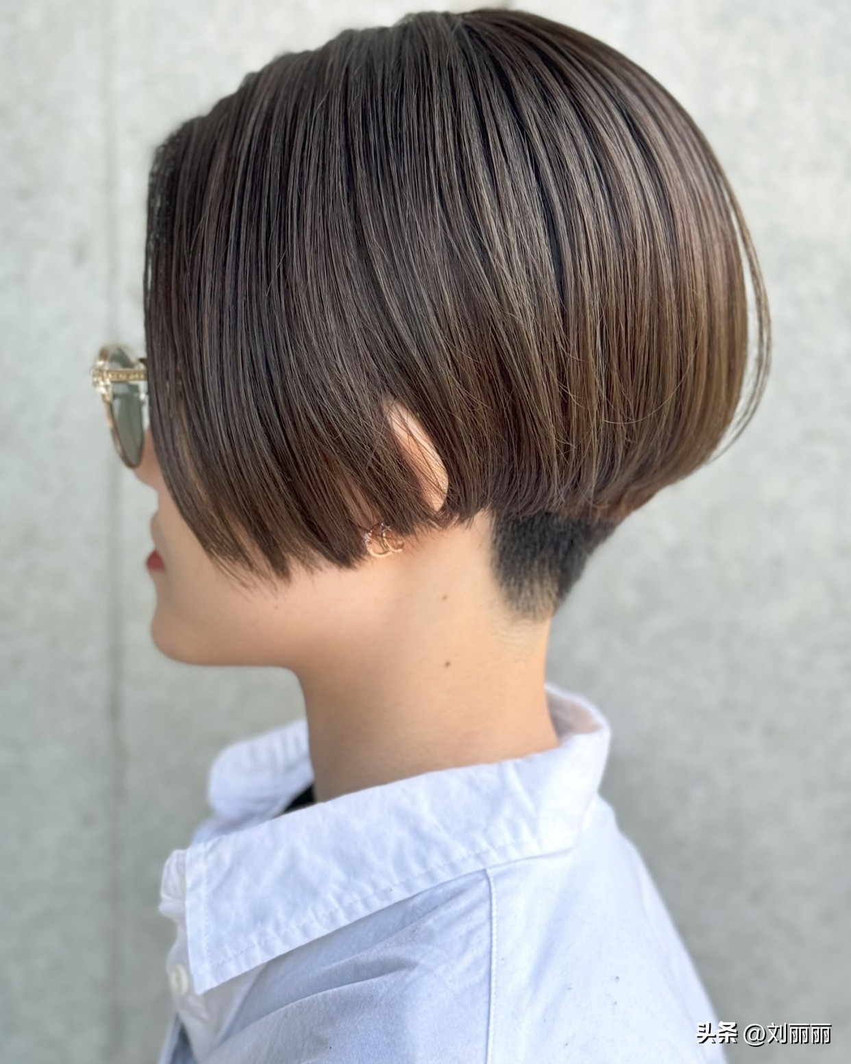 流行短发_渐变铲青设计_短发造型