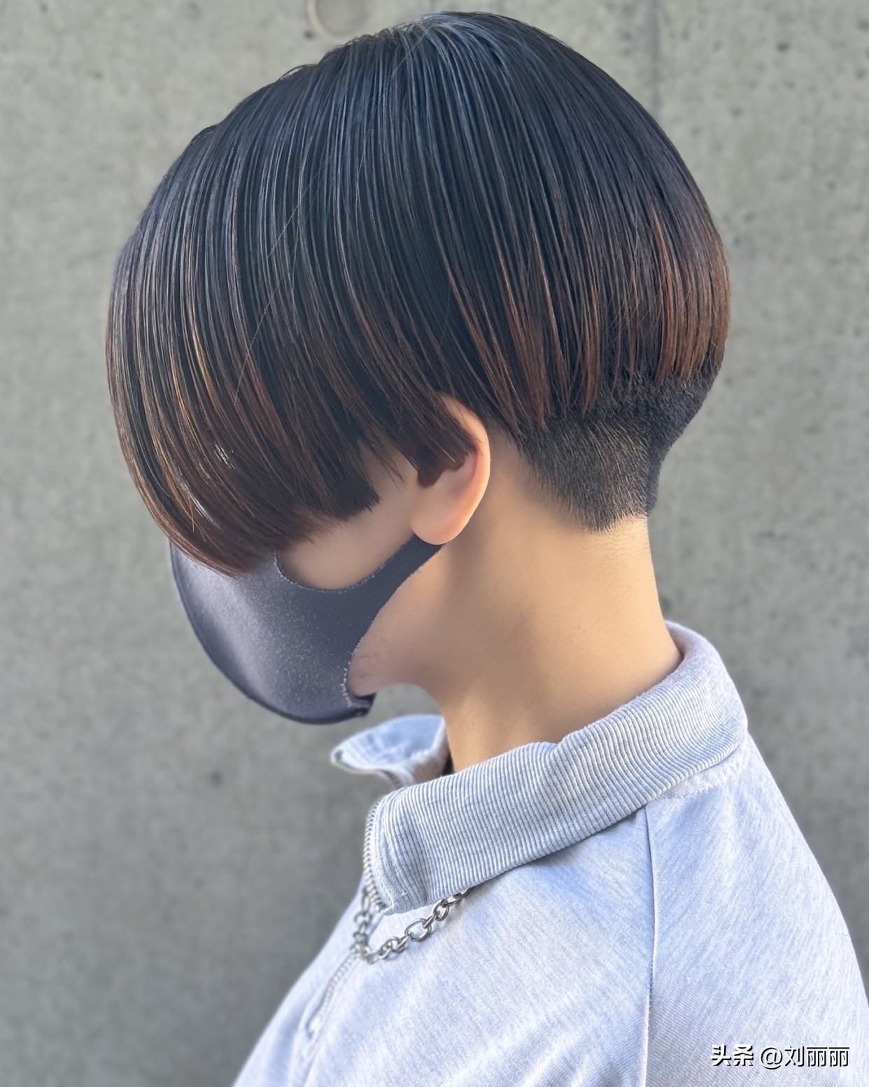 流行短发_渐变铲青设计_短发造型