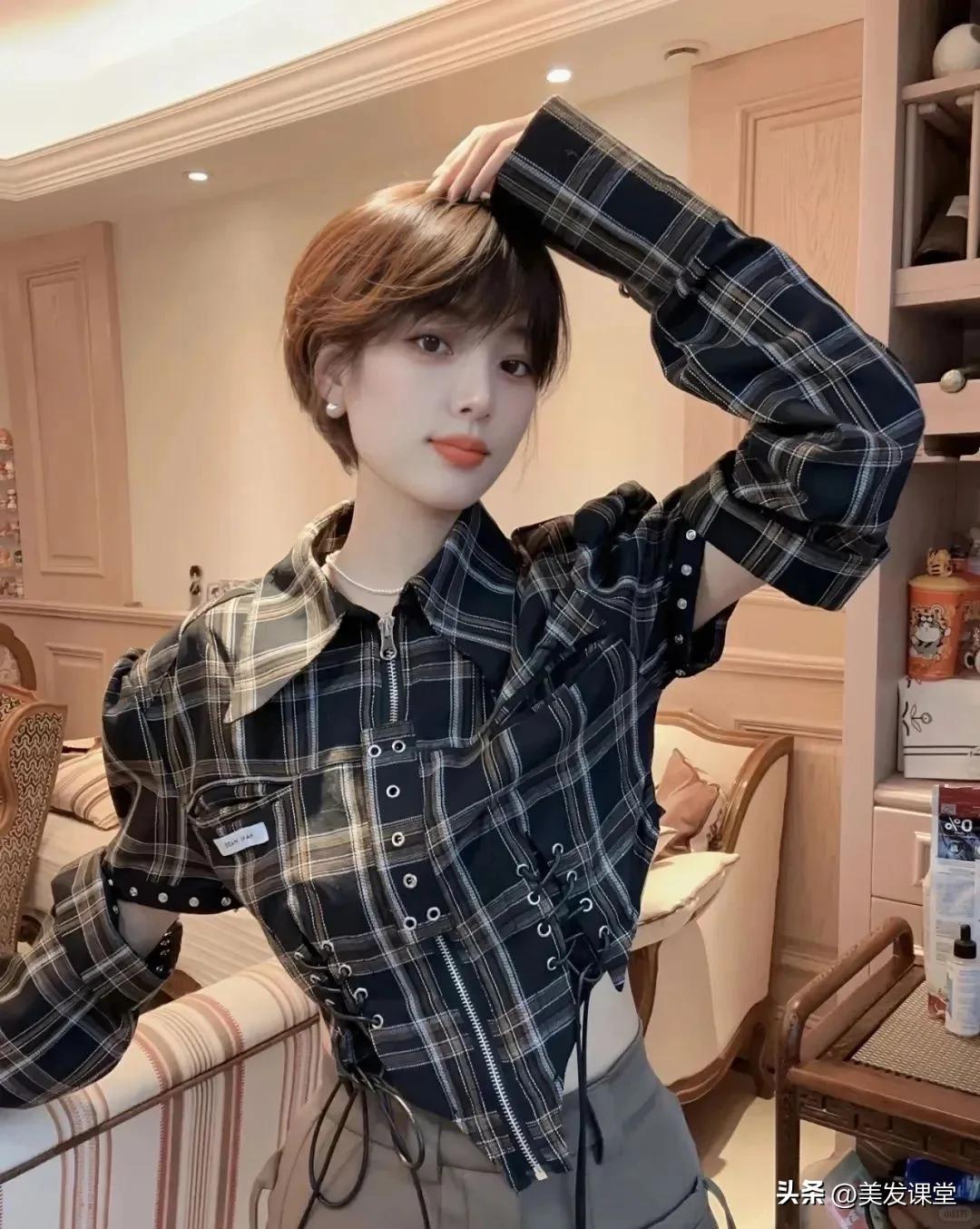 超短发个性造型_流行短发_短款慵懒精灵头