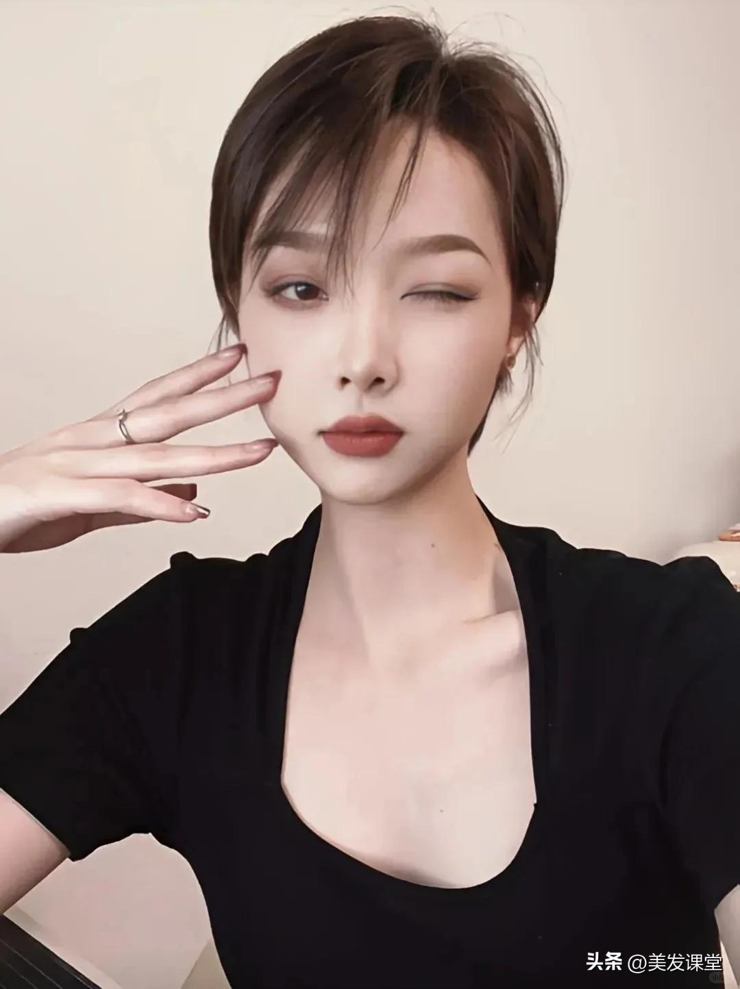 短款慵懒精灵头_流行短发_超短发个性造型