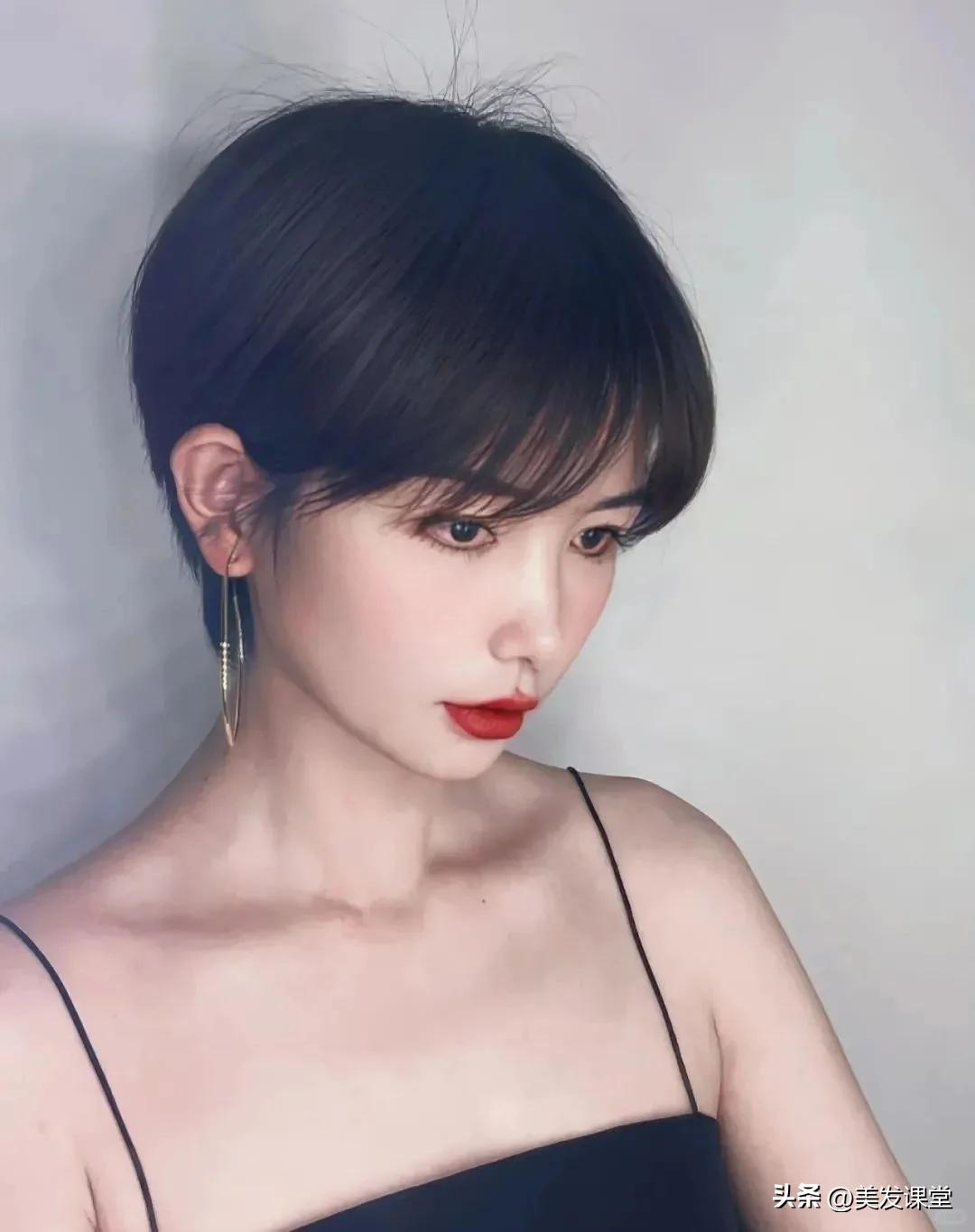 流行短发_短款慵懒精灵头_超短发个性造型