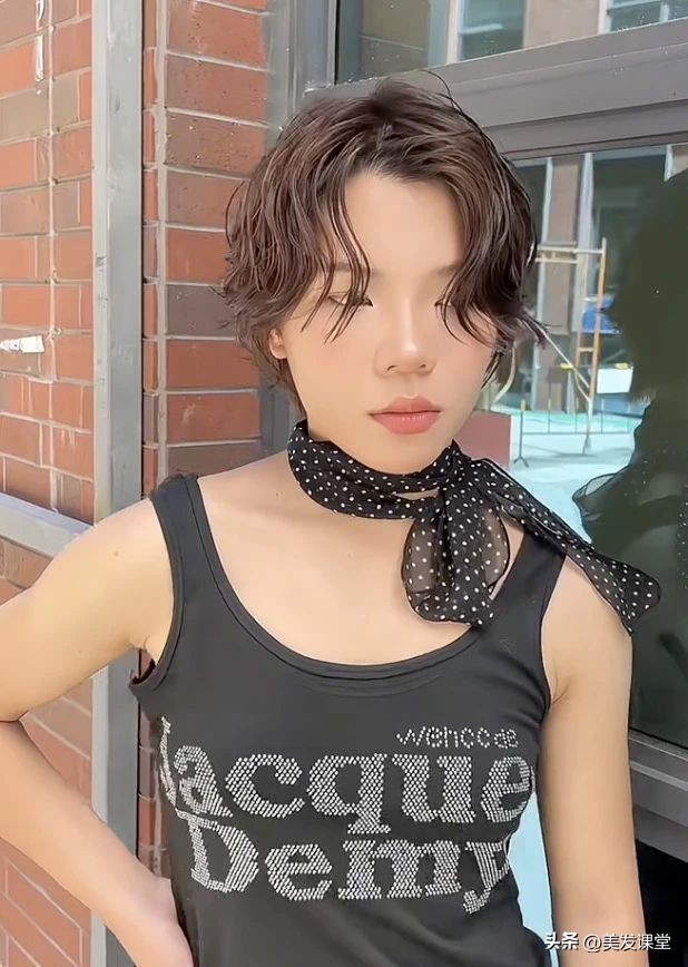 超短发个性造型_流行短发_短款慵懒精灵头