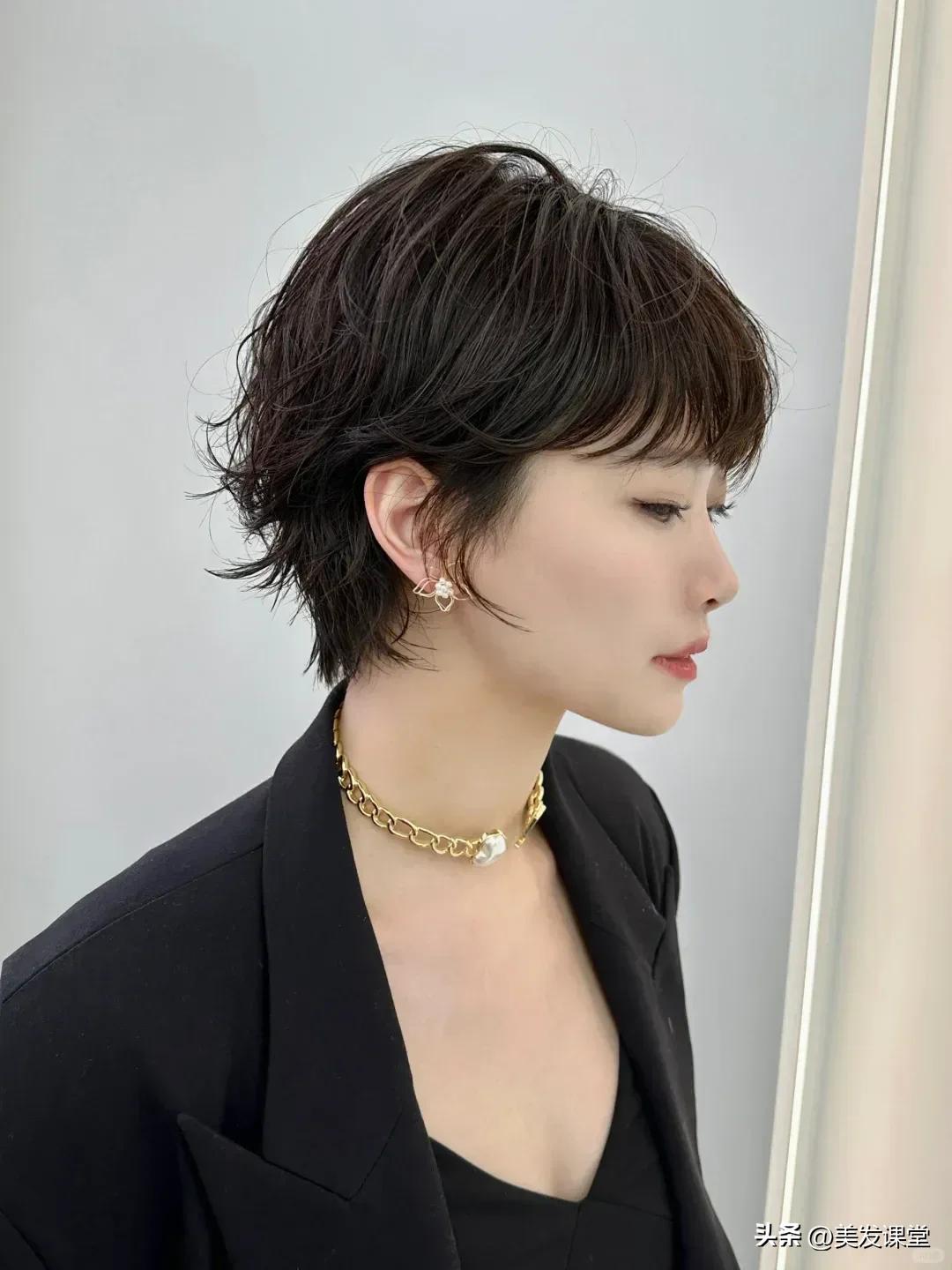 流行短发_短款慵懒精灵头_超短发个性造型