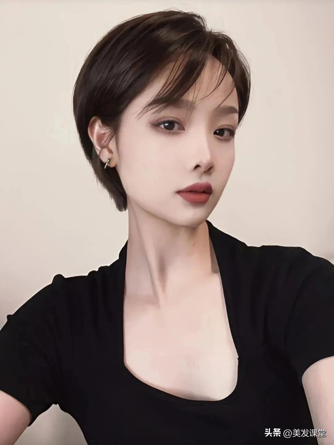 超短发个性造型_流行短发_短款慵懒精灵头