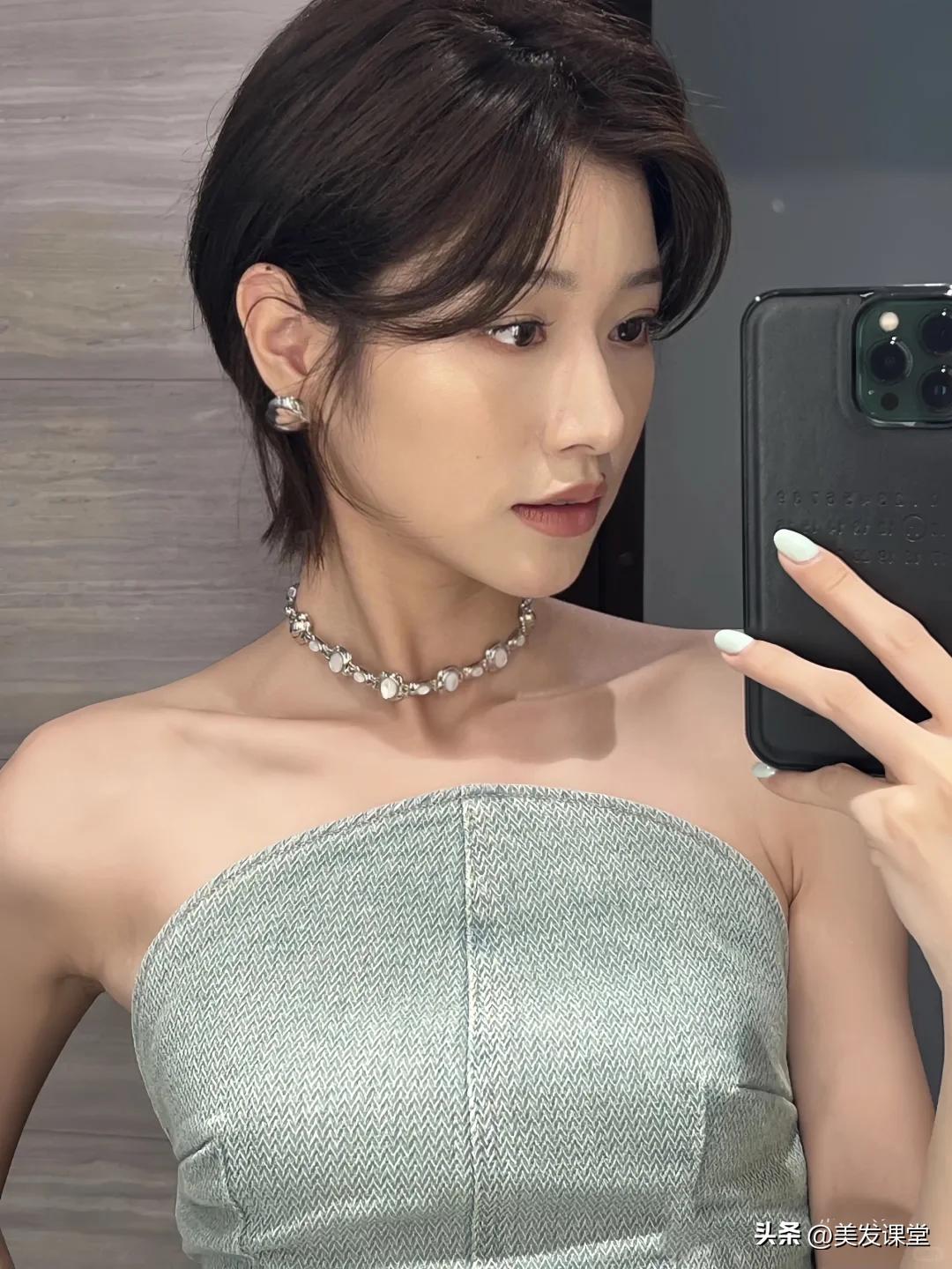 流行短发_超短发个性造型_短款慵懒精灵头