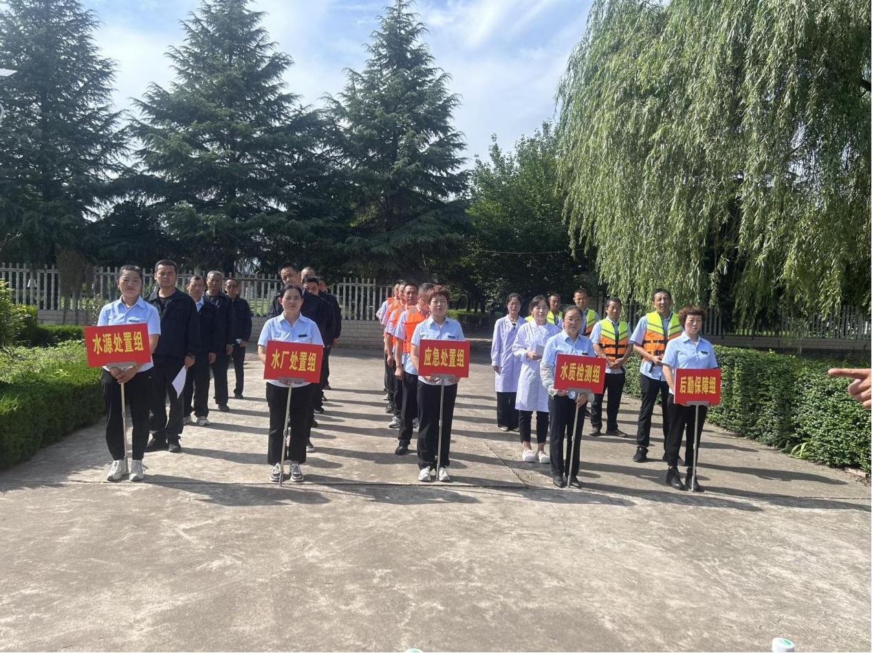 供水安全突发水污染事件应急演练_陇县电视台新闻水利局_陇县水利局指导自来水公司演练