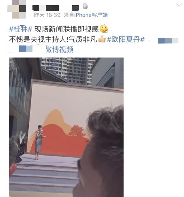 欧阳夏丹桂林商场主持_欧阳夏丹主持风格可盐可甜_欧阳夏丹对比照