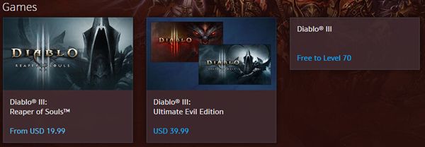 暴雪社区经理辟谣暗黑3美服微交易模式_暗黑3如何用国服登陆美服_暗黑3美服官网免费直升70级选项