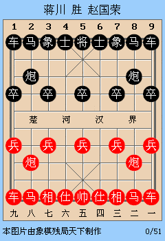 李来群最漂亮的一盘棋_中国象棋历史名局_象棋大师对局精选