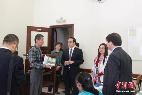 中国国务院侨务办公室副主任郭军 巴西圣保罗侨界考察 华助中心工作情况_巴西侨网