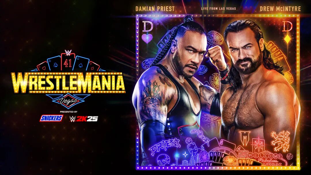 Roman Reigns 赛斯-罗林斯 CM朋克 三重威胁赛_wwe2025_WrestleMania 41 摔跤狂热大赛 科迪-罗兹 约翰-塞纳