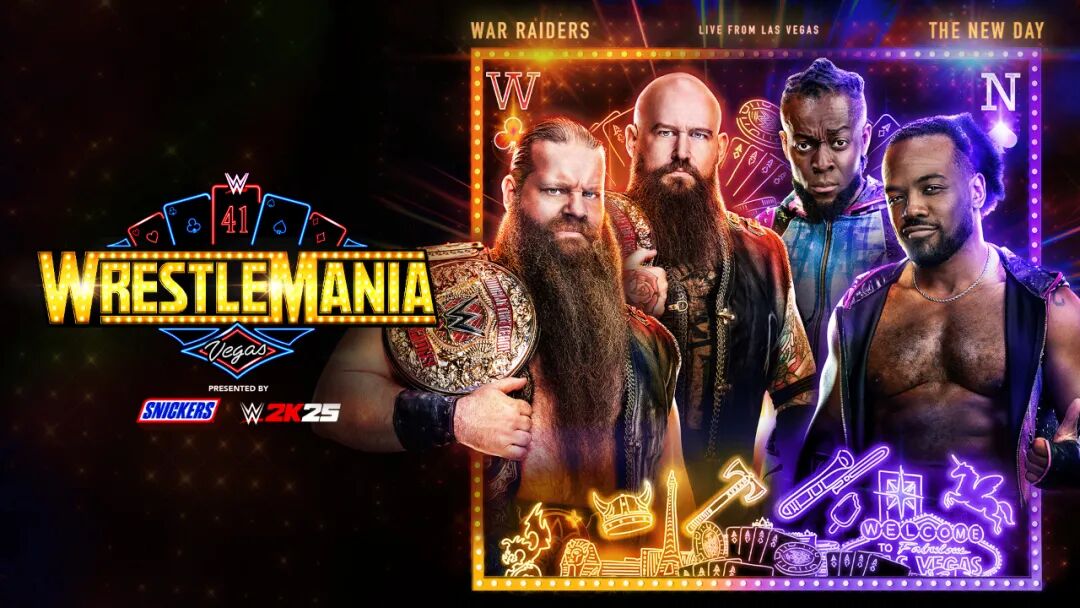 Roman Reigns 赛斯-罗林斯 CM朋克 三重威胁赛_WrestleMania 41 摔跤狂热大赛 科迪-罗兹 约翰-塞纳_wwe2025