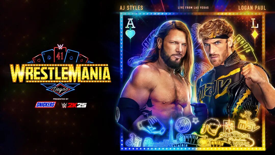 Roman Reigns 赛斯-罗林斯 CM朋克 三重威胁赛_WrestleMania 41 摔跤狂热大赛 科迪-罗兹 约翰-塞纳_wwe2025