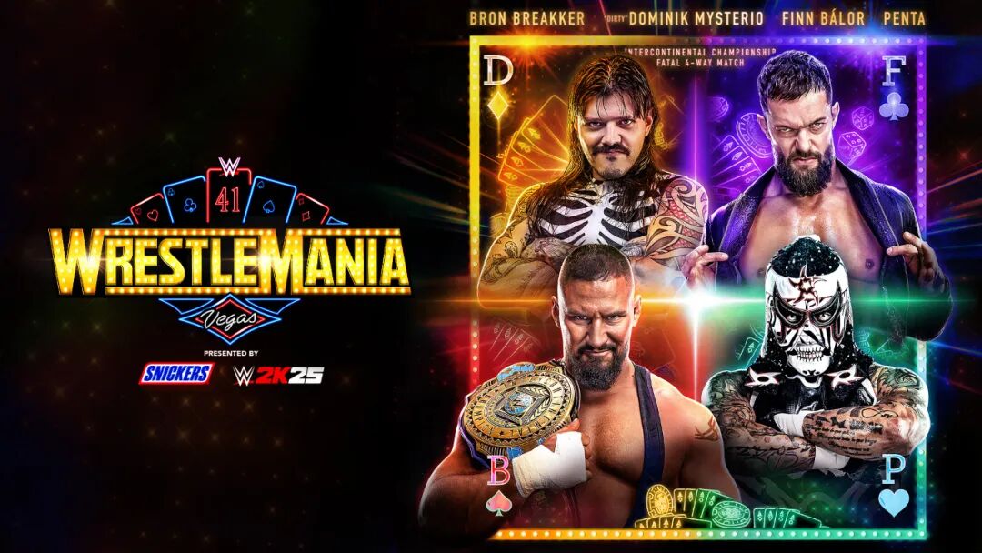 WrestleMania 41 摔跤狂热大赛 科迪-罗兹 约翰-塞纳_wwe2025_Roman Reigns 赛斯-罗林斯 CM朋克 三重威胁赛